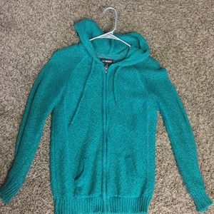 LA Hearts zip-up sweater